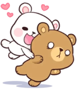 🤗 emoji @Opstickerpacks 💖Milk & mocha 🌟🌸 Telegram sticker 5 of 35