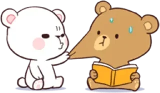 😗 emoji @Opstickerpacks 💖Milk & mocha 🌟🌸 Telegram sticker 24 of 35