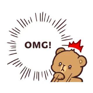 😳 emoji @Opstickerpacks 🌟Milk & Mocha 💖💫 Telegram sticker 19 of 25