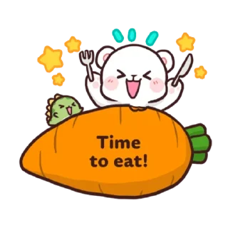 😋 emoji @Opstickerpacks 🌟Milk & Mocha 💖💫 Telegram sticker 7 of 25
