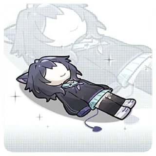 👩 emoji 小恶魔黑猫 @zhaxia_cn Telegram sticker 12 of 16