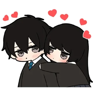 Sticker from Chibi couple || @mnuvq