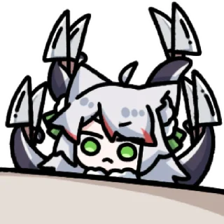 😐 emoji 触手猫猫 @zhaxia_cn Telegram sticker 6 of 16