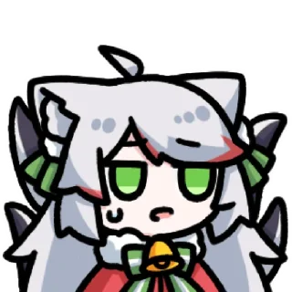 😅 emoji 触手猫猫 @zhaxia_cn Telegram sticker 16 of 16