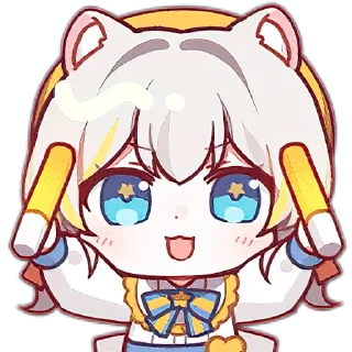 Sticker from 星弥hoshimi up主大表情 @BK0717
