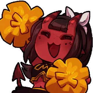 😊 emoji 小恶魔-航天员 @biaoqingbao77 Telegram sticker 6 of 32