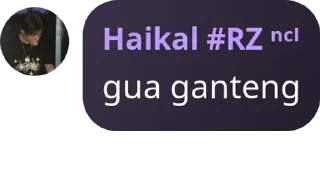 Sticker from haikal