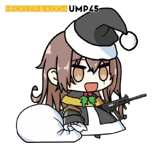 😀 emoji Padoru GFL Telegram sticker 9 of 13