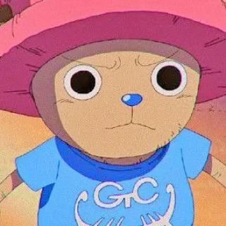Sticker from tony tony chopper , @catboiis