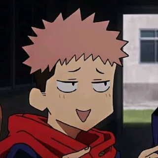 🍿 emoji @stikeranimex - yuuji itadori Telegram sticker 23 of 50
