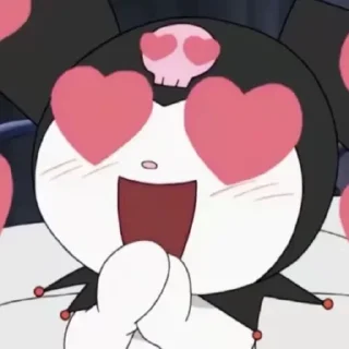 💚 emoji Kuromi Telegram sticker 21 of 30