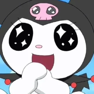 🤩 emoji Kuromi Telegram sticker 18 of 105