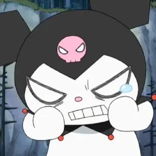 💚 emoji Kuromi Telegram sticker 7 of 30