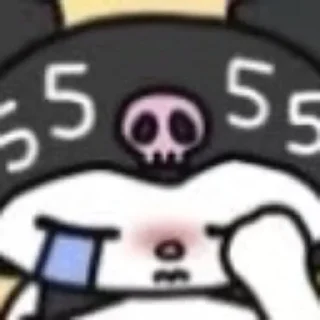 😭 emoji Kuromi Telegram sticker 13 of 105