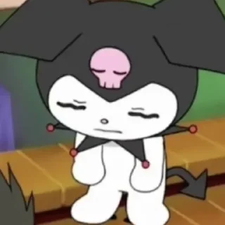 💚 emoji Kuromi Telegram sticker 17 of 30