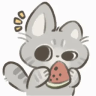 👂 emoji 蜜桃猫猫 Telegram sticker 8 of 15