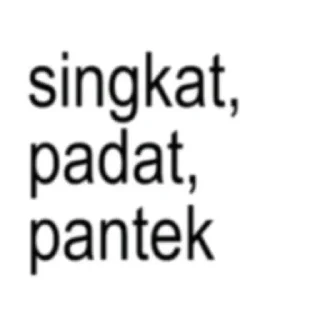 Sticker from kata kak gem @dMaayor