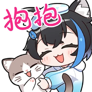 🤗 emoji 铃当 @zhaxia_cn Telegram sticker 6 of 112