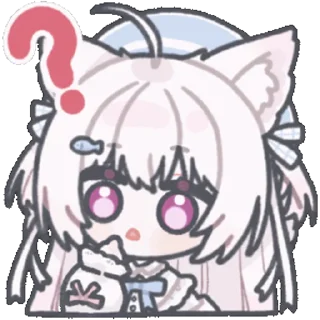 🤔 emoji 铃芽荼荼 @zhaxia_cn Telegram sticker 6 of 97