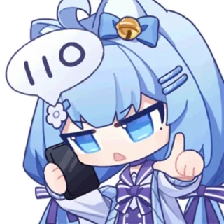 1️⃣ emoji 湫铃岚v1 @zhaxia_cn Telegram sticker 24 of 48
