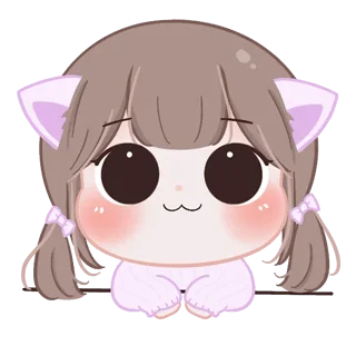 😇 emoji @waesticker Meow! <3 Telegram sticker 24 of 41