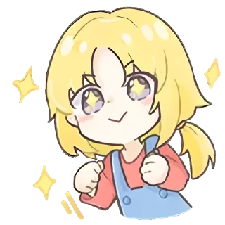 🤩 emoji 啵啵小狗341_B站充电表情包+UP主大表情 @Second_Xiaowo , @AfterLeaves Telegram sticker 21 of 23