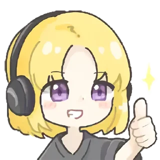 👍 emoji 啵啵小狗341_B站充电表情包+UP主大表情 @Second_Xiaowo , @AfterLeaves Telegram sticker 4 of 23