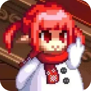 🖕 emoji 魔界恶霸-静态 Telegram sticker 12 of 36