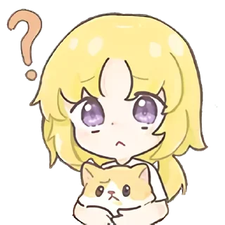 ❔ emoji 啵啵小狗341_B站充电表情包+UP主大表情 @Second_Xiaowo , @AfterLeaves Telegram sticker 20 of 23
