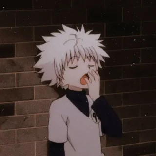 🥱 emoji Killua Telegram sticker 11 of 13