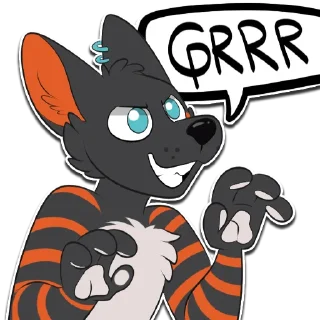 😈 emoji Cruise The Dingo Telegram sticker 20 of 120