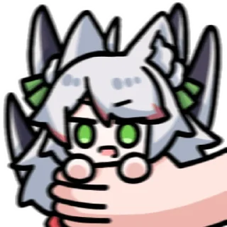 😑 emoji 触手猫猫 @zhaxia_cn Telegram sticker 7 of 16