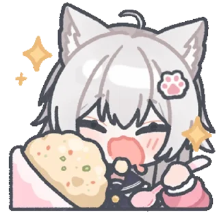Sticker from 桃源猫猫 @zhaxia_cn