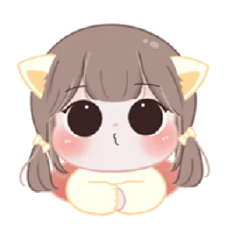 😚 emoji meow! :3 | @cutestickers4you Telegram sticker 6 of 40