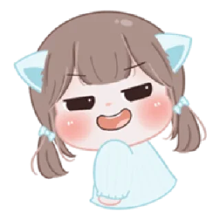 😏 emoji meow! :3 | @cutestickers4you Telegram sticker 15 of 40