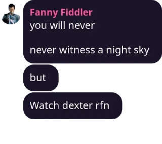 👌 emoji Fanny recommending Dexter Telegram sticker 11 of 26