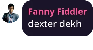 👌 emoji Fanny recommending Dexter Telegram sticker 16 of 26