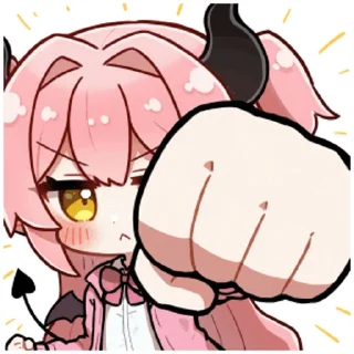 🥊 emoji 草莓蓝莓 @zhaxia_cn Telegram sticker 11 of 16