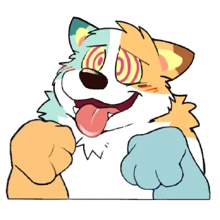 🌀 emoji Gum Dog Telegram sticker 14 of 30