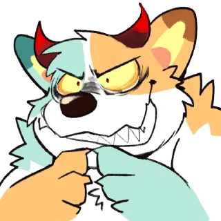 😈 emoji Gum Dog Telegram sticker 18 of 30
