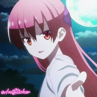 Sticker from Tsukasa Yuzaki | @AniSticker0