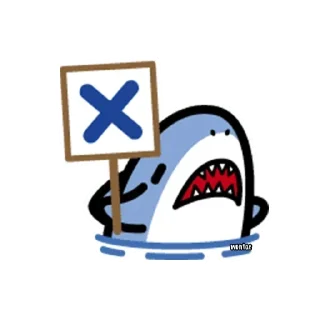 ❌ emoji sean ozawa suka hiu kecil Telegram sticker 12 of 29