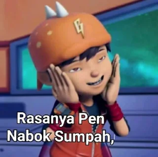 😬 emoji Boboiboy @StikerAkuKamu Telegram sticker 12 of 14