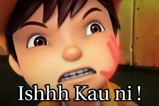 😡 emoji Boboiboy Telegram sticker 5 of 16
