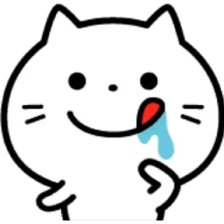 😎 emoji Cute Cat by @vedxp Telegram sticker 6 of 30