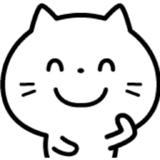 😎 emoji Cute Cat by @vedxp Telegram sticker 16 of 30