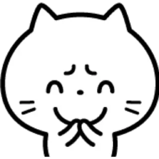 😎 emoji Cute Cat by @vedxp Telegram sticker 7 of 30