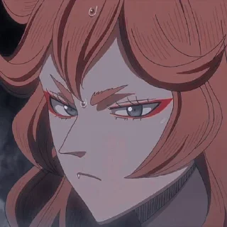 🦁 emoji Mereoleona Vermillion Telegram sticker 6 of 8