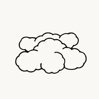 Sticker from Dog cartoon white @aestheticstikerpack