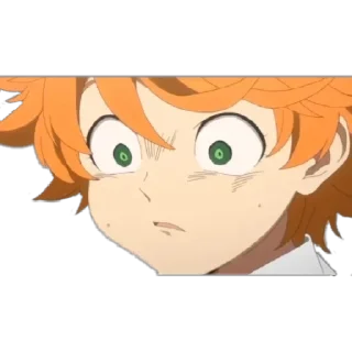 😯 emoji Promised Neverland @animestickerchannel Telegram sticker 21 of 52